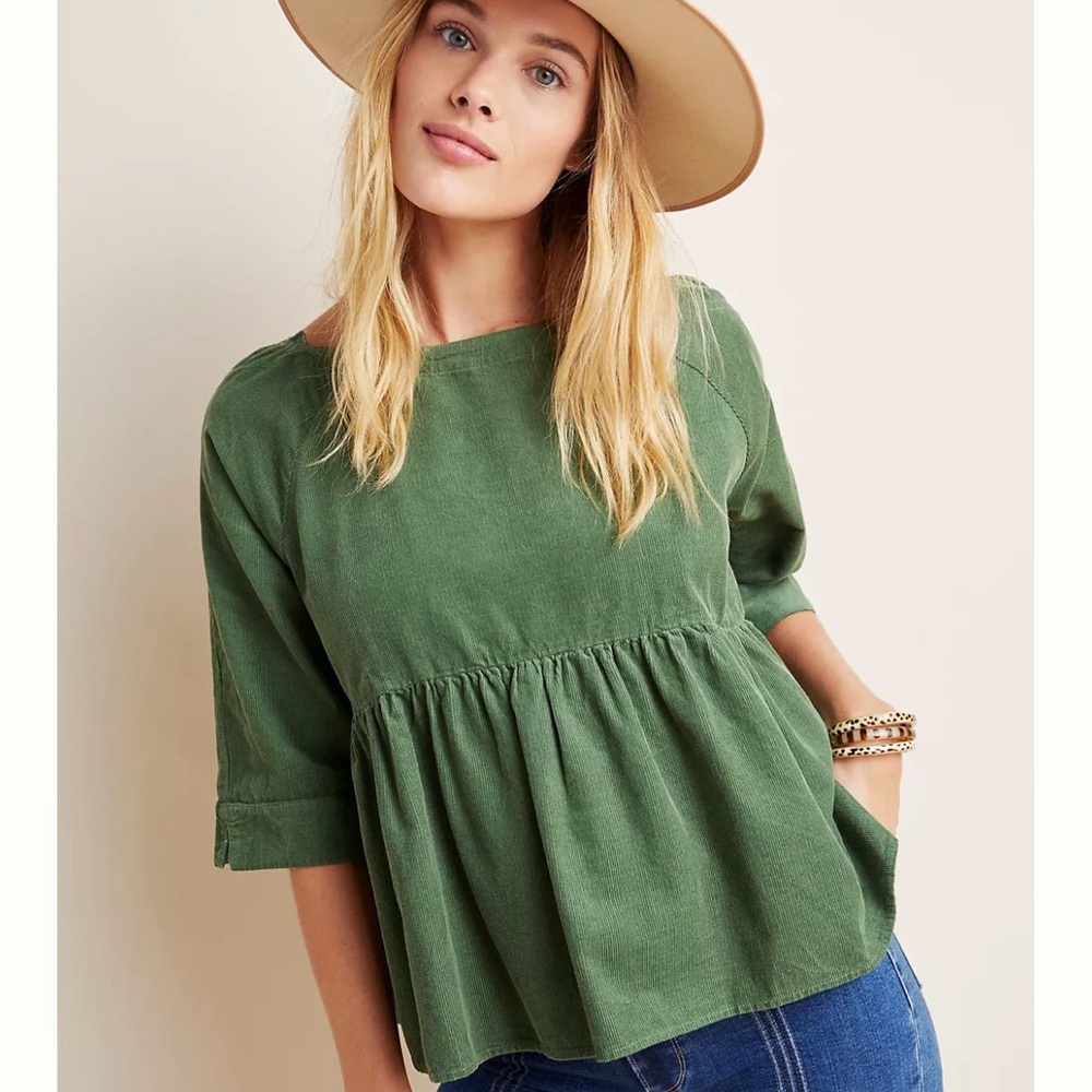 Anthropologie Maeve Baby Doll Blouse